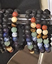 Little Lunas Lava Rock Scentable Bracelets